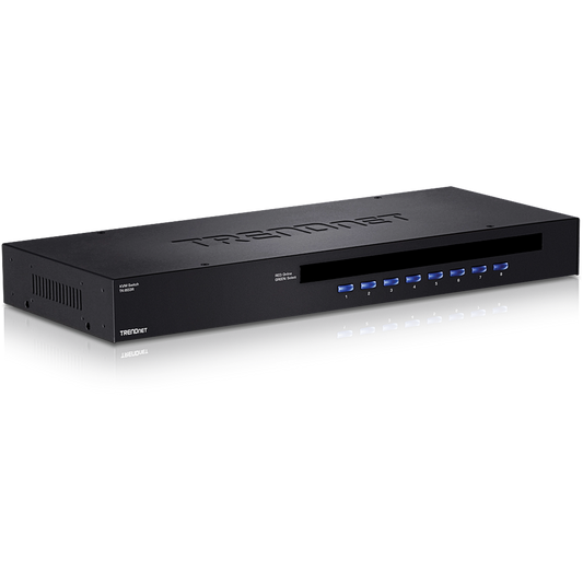 TRENDnet TK-803R 8-Port USB/PS2 Rack Mount KVM Switch