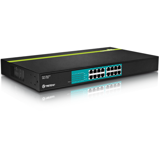 TRENDnet TPE-T160 16-Port 30W PoE+ Switch