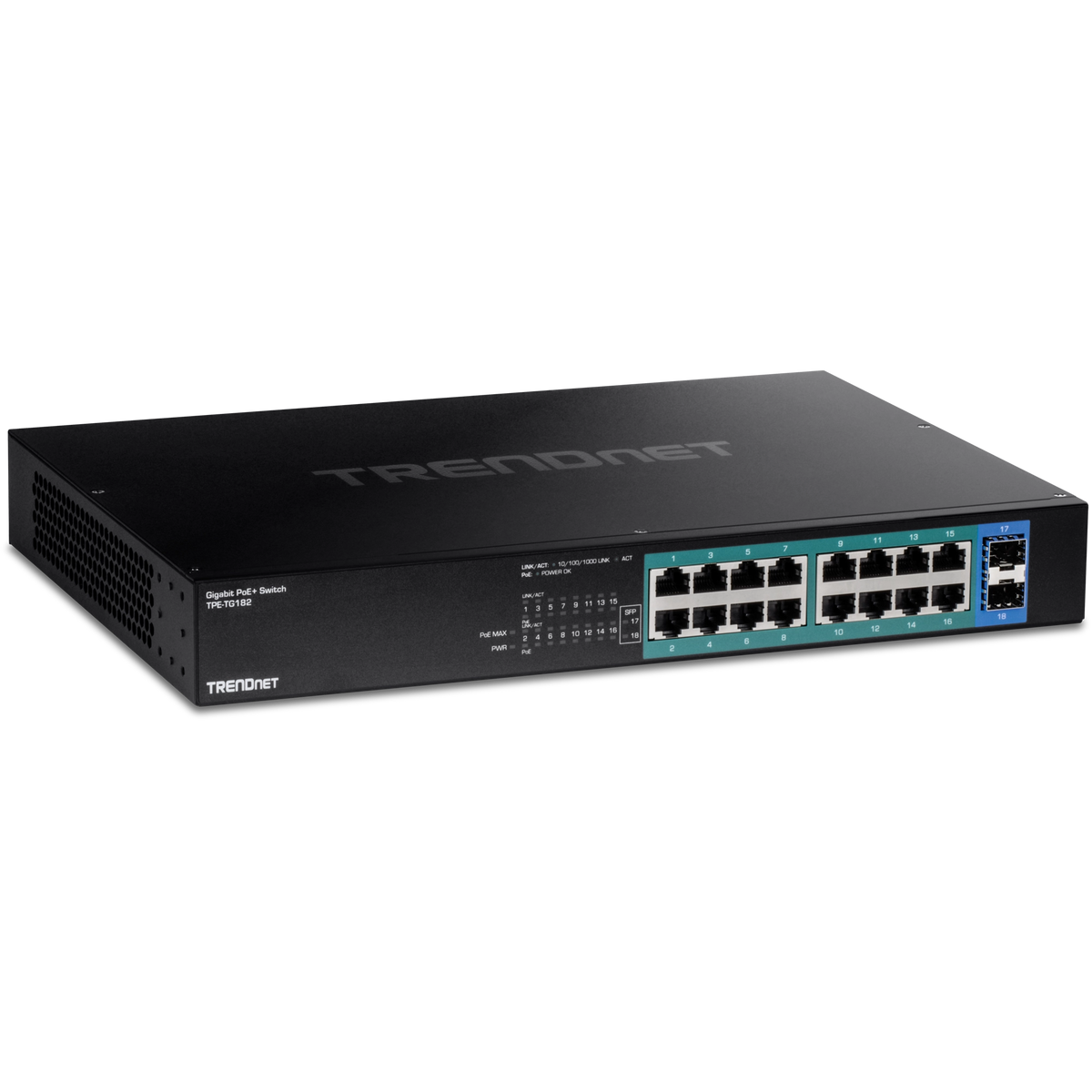 TRENDnet TPE-TG182 18-Port Gigabit PoE+ Switch