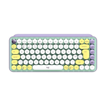 Logitech POP Keys Wireless Mechanical Emoji Keyboard – Daydream, Compact, Colorful, Multi-Device - Globaltech.tc