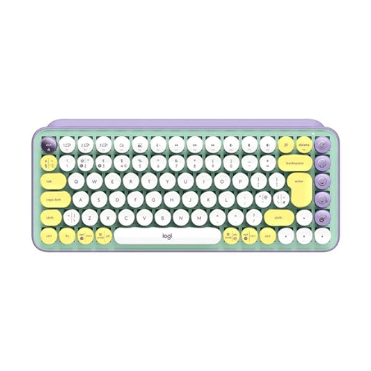 Logitech POP Keys Wireless Mechanical Emoji Keyboard – Daydream, Compact, Colorful, Multi-Device - Globaltech.tc