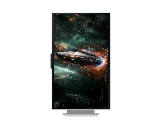 Samsung Odyssey Neo G90XF 27” 4K IPS Gaming Monitor – 3D, 165Hz, 1ms, HDMI & DP, USB Hub, HAS Pivot, Mercury Silver (LS27FG900XMXUE) - Globaltech.tc