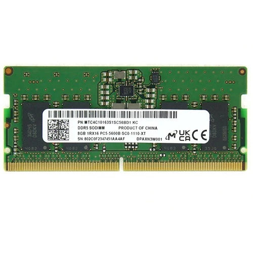 Micron SO-DIMM 8GB DDR5 4800MHz – High-Speed Laptop Memory - Globaltech.tc