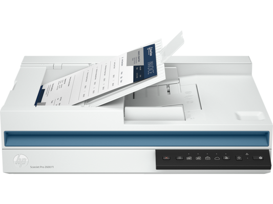 HP ScanJet Pro 2600 F1 Document Scanner – Flatbed & ADF, Duplex Scanning, USB, 25 ppm - Globaltech.tc