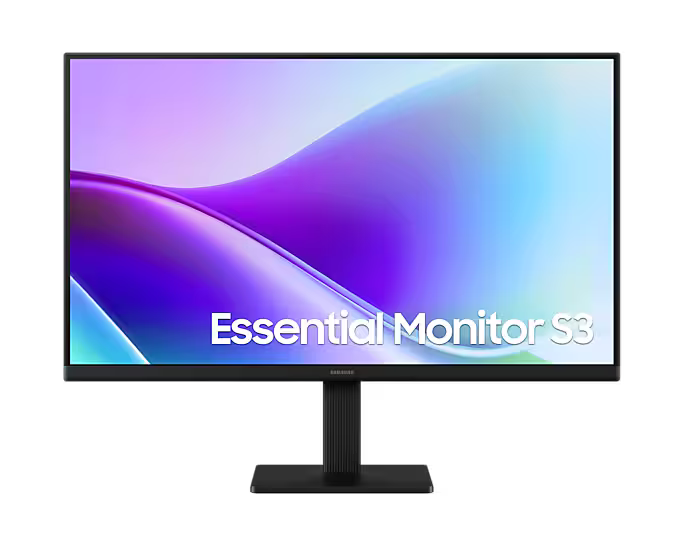 Samsung LS24F320GAMXUE 24” FHD IPS Monitor – 120Hz, HDMI, 5ms, Essential S3 Series - Globaltech.tc