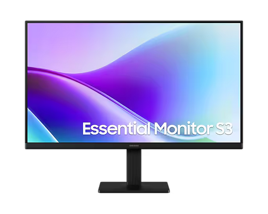 Samsung LS24F320GAMXUE 24” FHD IPS Monitor – 120Hz, HDMI, 5ms, Essential S3 Series - Globaltech.tc