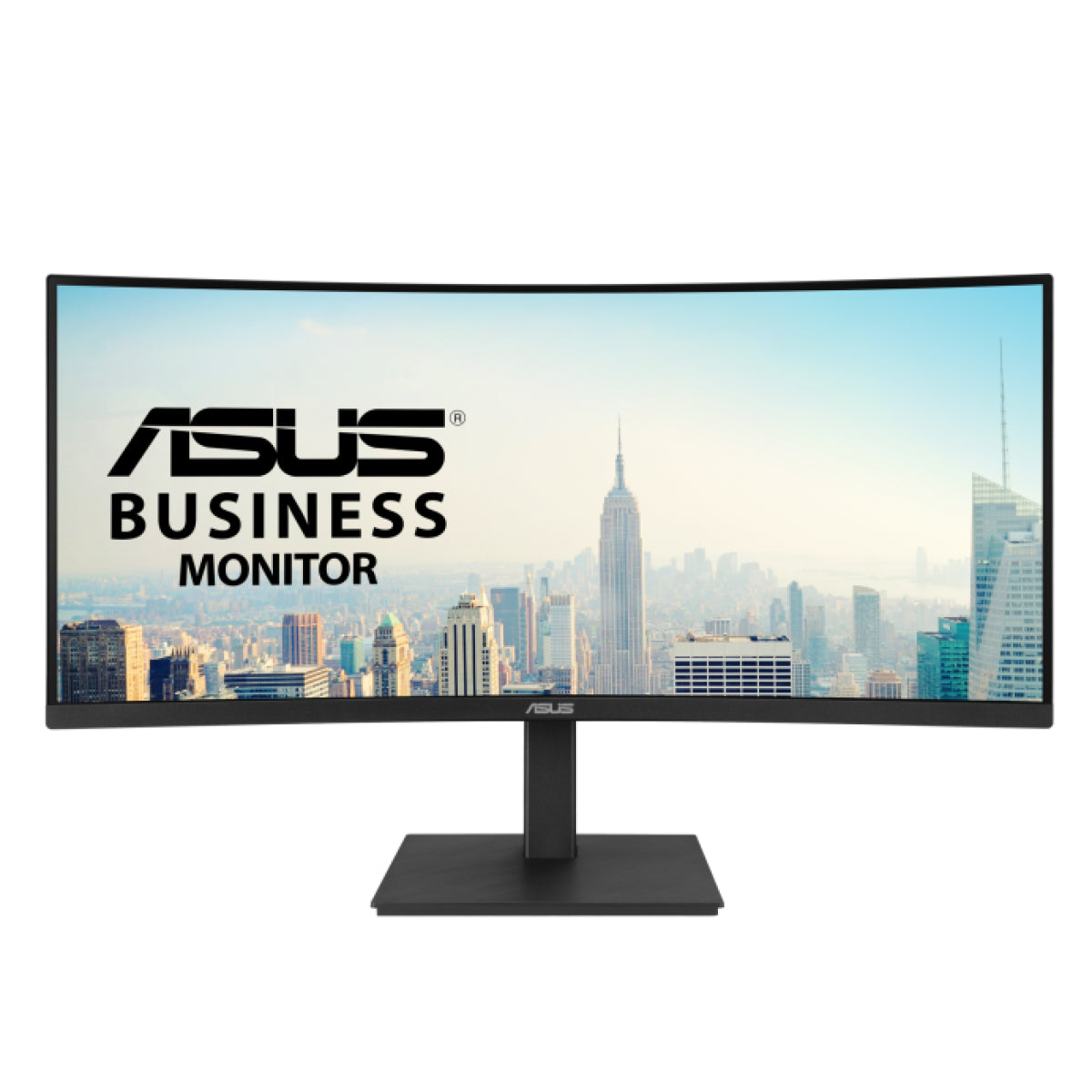 ASUS 34" Curved Ultra-Wide Monitor – WQHD, 100Hz, USB-C, Speakers, RJ45 - Globaltech.tc