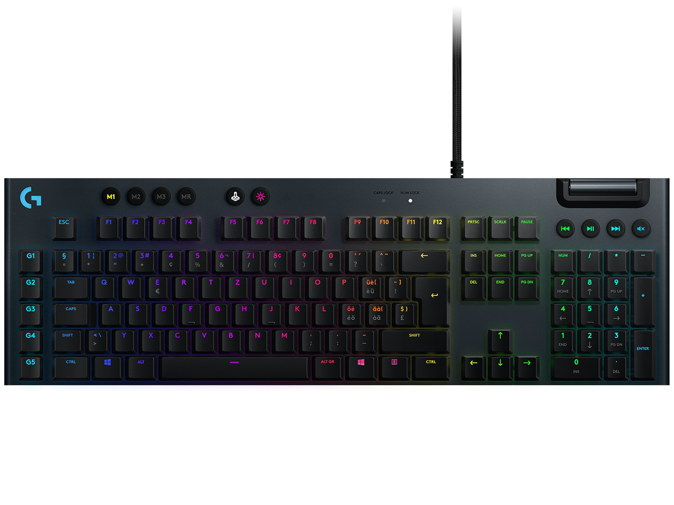 Logitech G815 LIGHTSYNC RGB Mechanical Gaming Keyboard – French Layout - Globaltech.tc