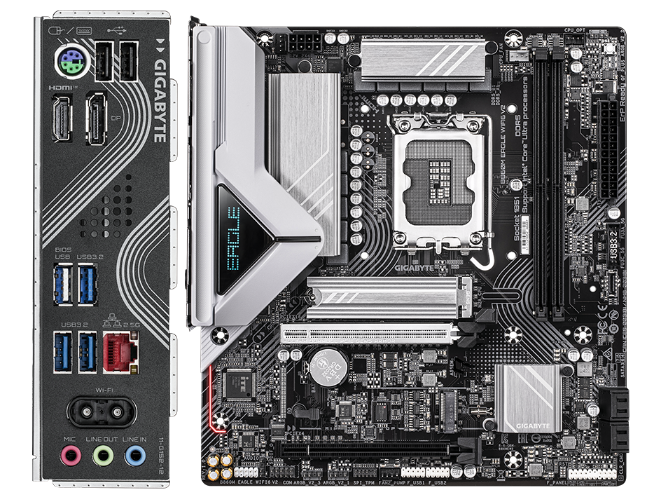 GIGABYTE B860M EAGLE WIFI6 V2 – High-Performance Micro-ATX Motherboard - Globaltech.tc