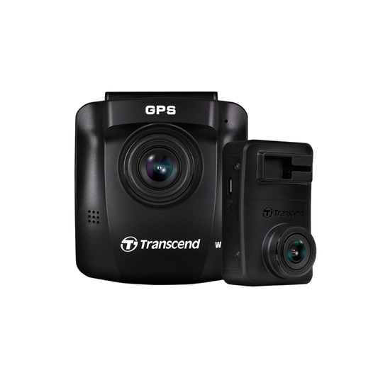 Transcend DrivePro 620 Dual Dashcam – 64GBx2, 1440P, GPS - Globaltech.tc
