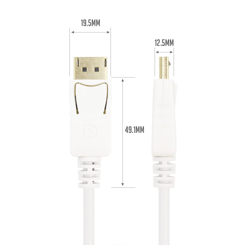 VCOM DISPLAY CABLE MINI DP M/DISPLAY M 4K 1.8M