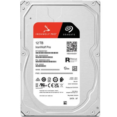 Seagate IronWolf Pro NAS Hard Drive – 4TB / 6TB / 10TB / 12TB, 3.5" SATA, 7200RPM - Globaltech.tc