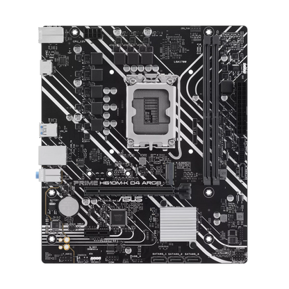ASUS PRIME H610M-K D4 ARGB Motherboard – LGA 1700, DDR4, PCIe 4.0, M.2 NVMe, ARGB, micro-ATX - Globaltech.tc