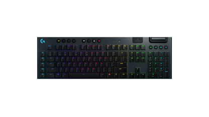 Logitech G915 LIGHTSPEED Wireless Mechanical Gaming Keyboard – Linear Switch, Carbon