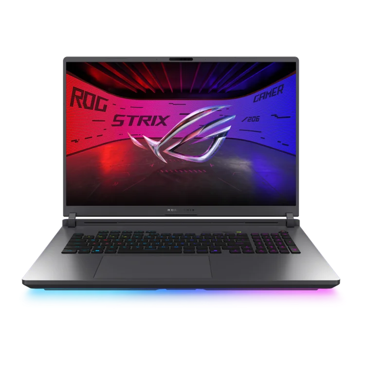 ASUS ROG Strix G18 Gaming Laptop, Ultra 9 275HX, RTX 5070 8GB, 32GB DDR5, 2TB SSD, 18” 2.5K WQXGA, Grey - Globaltech.tc
