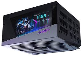 GIGABYTE AORUS P1200W RGB – 80 Plus Platinum Power Supply with LCD Screen - Globaltech.tc