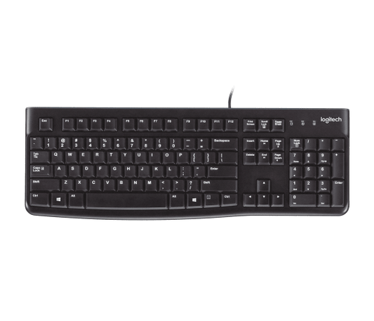 Logitech K120 Wired Keyboard (USB, E/A, Dekwaneh Showroom)