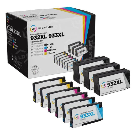 HP 933 Cyan Compatible Inkjet Cartridge XL (CN058W)
