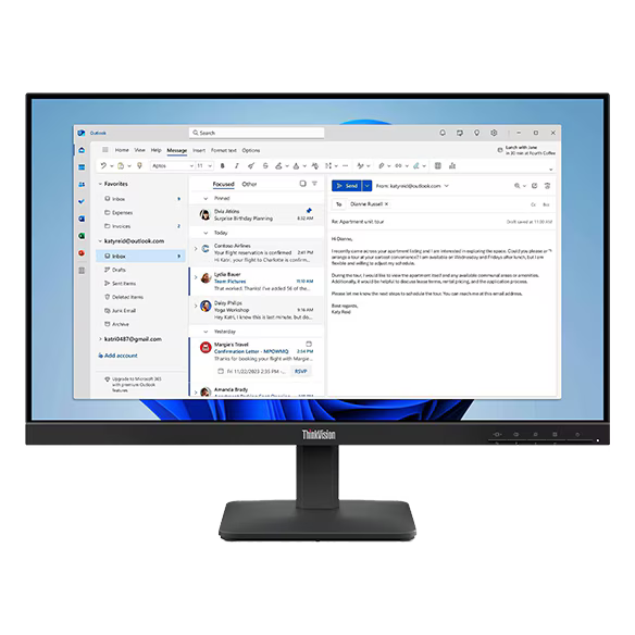 LENOVO THINKVISION S24-4E 64B5KAT1EU - Monitors