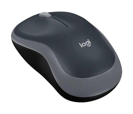 Logitech M185 Wireless Mouse – Black, 2.4GHz USB Receiver, Long Battery Life - Globaltech.tc