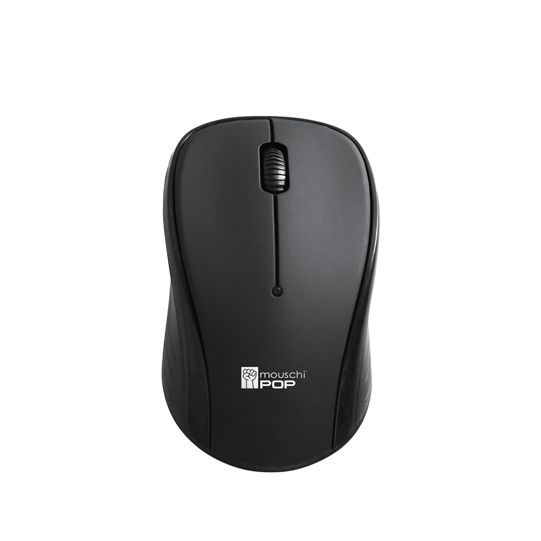 Mouschi Pop Wireless Mouse – Ergonomic Design with USB Receiver - Globaltech.tc
