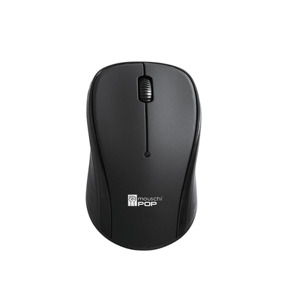 Mouschi Pop Wireless Mouse – Ergonomic Design with USB Receiver - Globaltech.tc