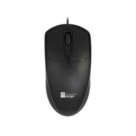 Mouschi Pop Wired Mouse – Colorful, Ergonomic, Plug & Play USB Mouse - Globaltech.tc