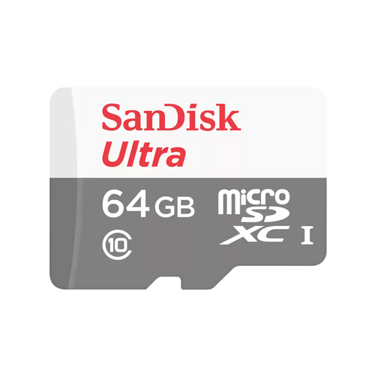SanDisk Ultra MicroSD – 64GB / 128GB / 256GB, Up to 100MB/s - Globaltech.tc