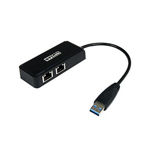 STLab U-990 USB to Dual-Port Gigabit Ethernet Adapter