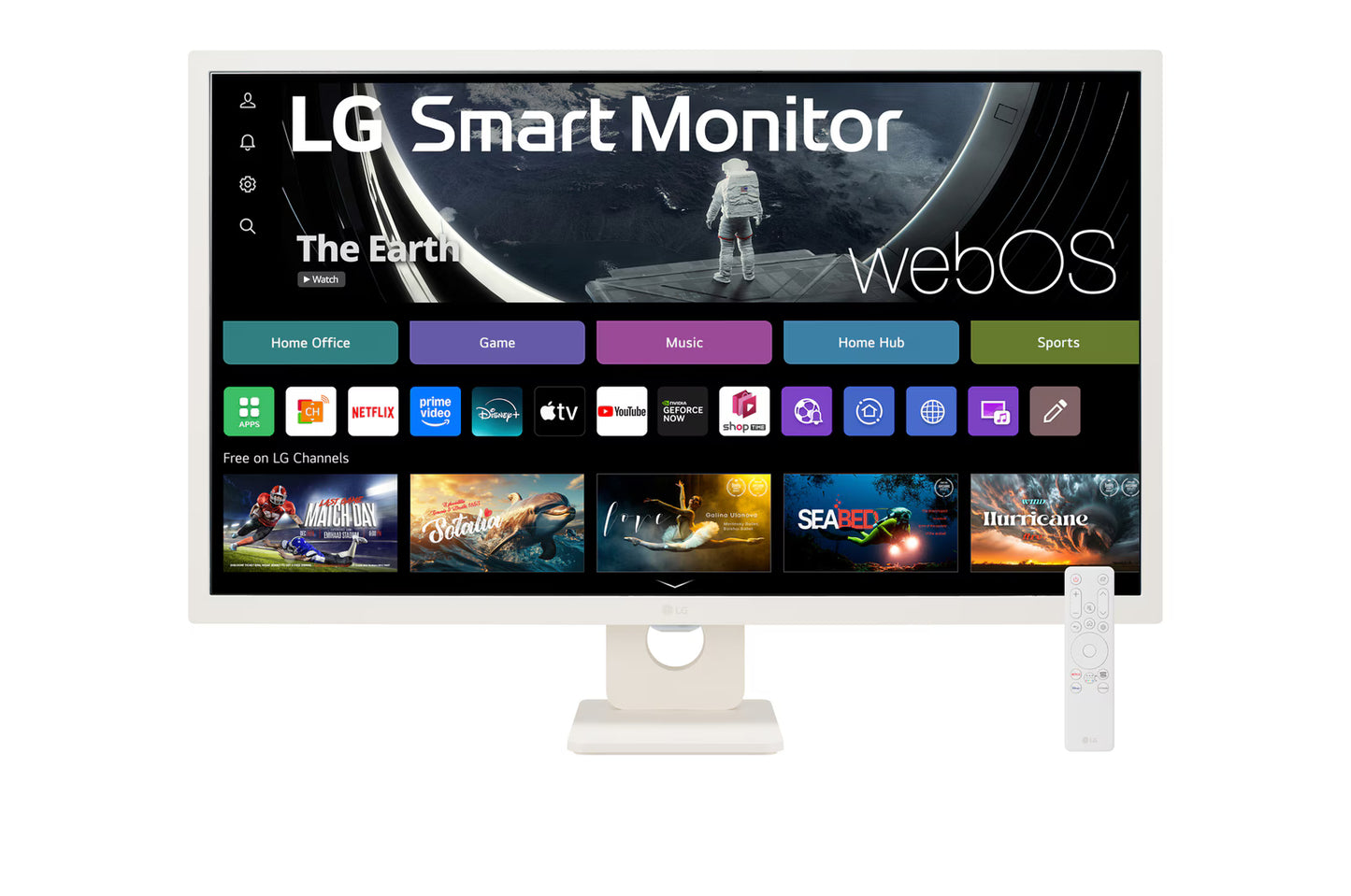 LG 32SR50F-W – 32" FHD IPS Smart Monitor with Speakers - Globaltech.tc
