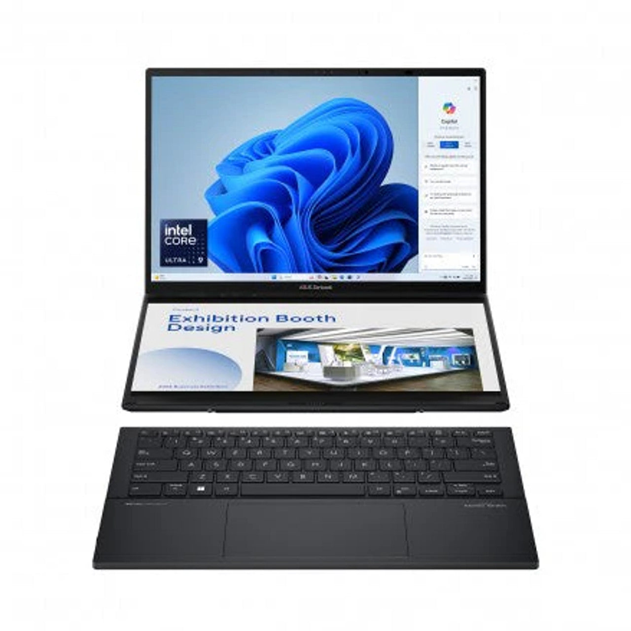ASUS Zenbook DUO OLED UX8406MA – Intel Core Ultra 7, 16GB RAM, 1TB SSD, Dual 14" 3K OLED Touch, Stylus Support - Globaltech.tc