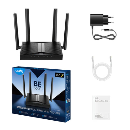 Cudy WR3600 BE3600 Dual-Band WiFi 7 Gigabit Router