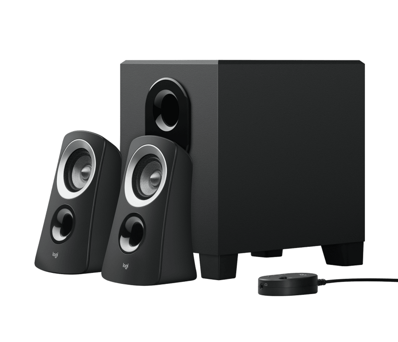 Logitech Z313 25W Stereo Speakers with Subwoofer – Rich Multimedia Sound - Globaltech.tc