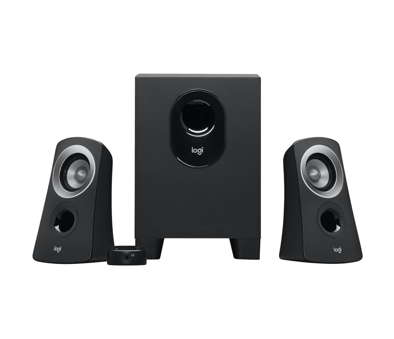 Logitech Z313 25W Stereo Speakers with Subwoofer – Rich Multimedia Sound - Globaltech.tc
